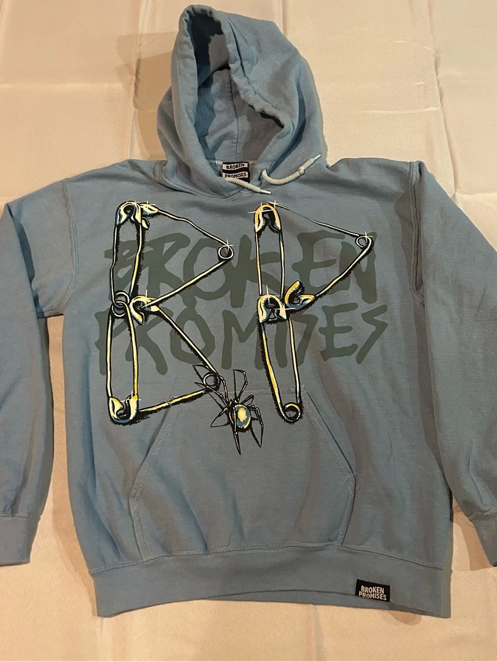 NWOT Broken Promises Piercer Blue Hoodie